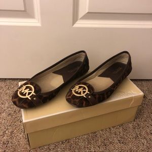 Michael Kors ballet flats. Like new.